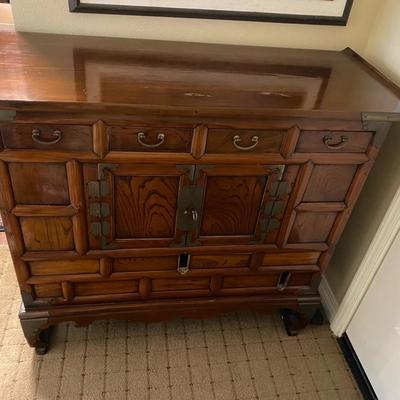 Antique Style Asian Cabinet
