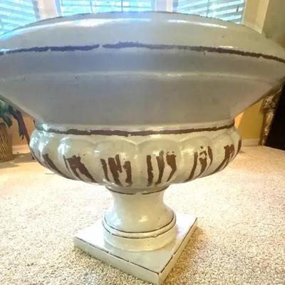 Ornate Glass Top Table