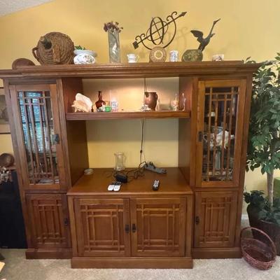 Mission Style Entertainment Center