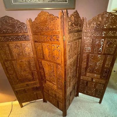 Teak Room Divider 