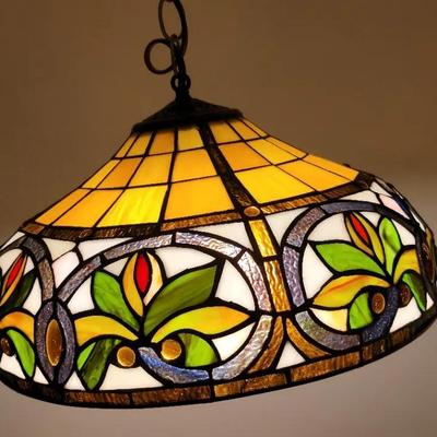 Serena D'italia Tiffany Style 2-Light Sunrise Hanging Lamp