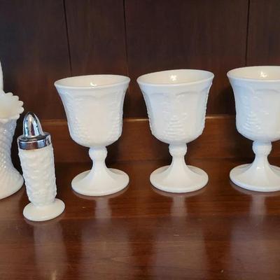 Indiana Glass And Westmoreland Milk Glass