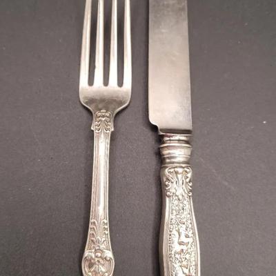 Tiffany & Co. Sterling Silver Knife & Fork