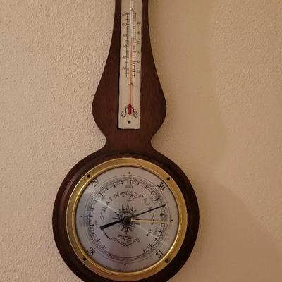 Airguide Barometer Thermometer