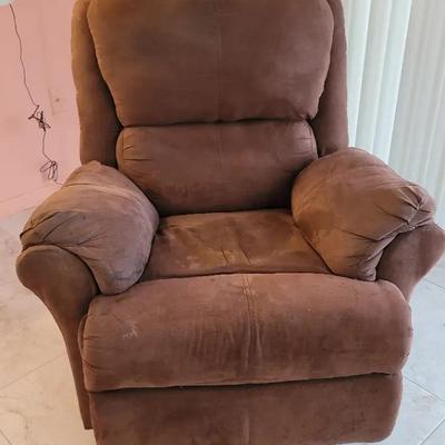 Brown Microfiber Recliner