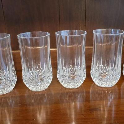 5 Cristal D'Arques Longchamp Highball Glasses