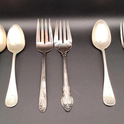 Mixed Pattern Sterling Silver - 6 Serving Pieces