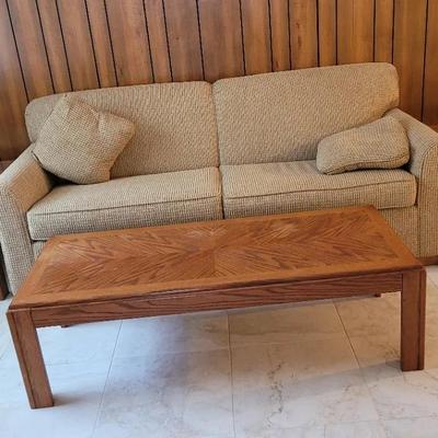 Sofa, Coffee Table And 2 End Tables