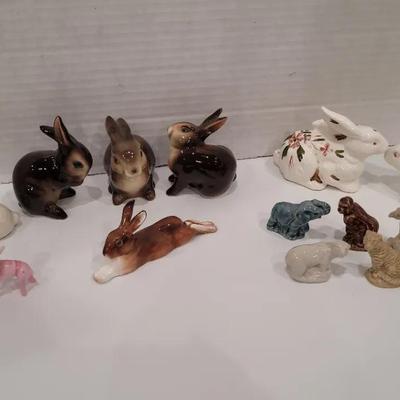 Wade Whimsies, Goebel, and Royal Daulton Figurines 