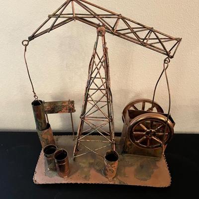 Sale Photo Thumbnail #137: Oil Field Copper Music Box