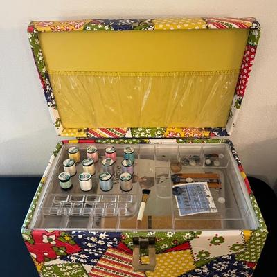 Sale Photo Thumbnail #133: Sewing Box with Accessories 