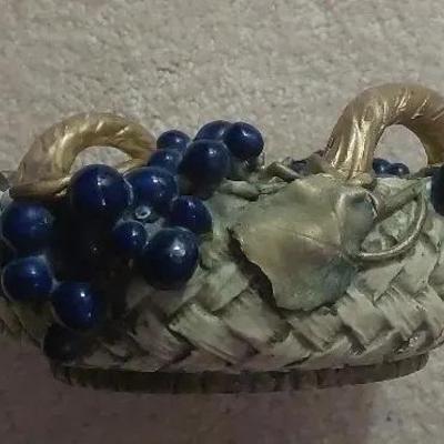 Antique SIGNED AMPHORA Iridized Art Nouveau Pottery Bowl, c. 1910s