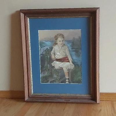 Vintage Portrait of a Child 1930's 