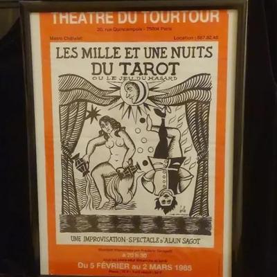 "Les Mille et Une Nuits du Tarot ou le jeu du Hasard" Poster 
