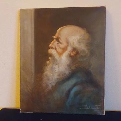 Profile of a Bearded Man 