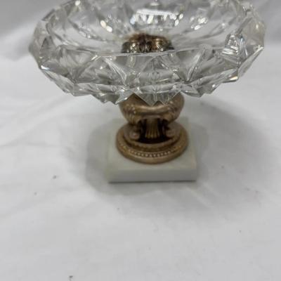 Hollywood Regency-Style Pedestal Dish