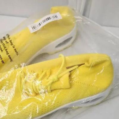New Pair Of Yellow Athletic Men's Shoes Size 41