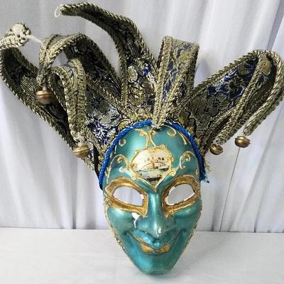 Venetian Jester Mask Paper Mache 