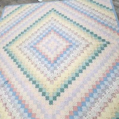 Colorful Quilt 77"×77" Square Shaped