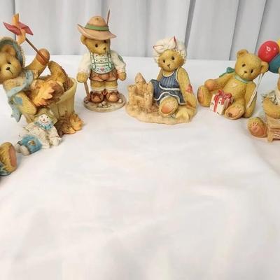 1990s Cherished Teddies Collectible Figurines By Enesco 