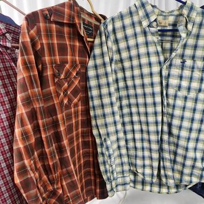 Men's Plaid & Flannel Shirts Sizes S-M