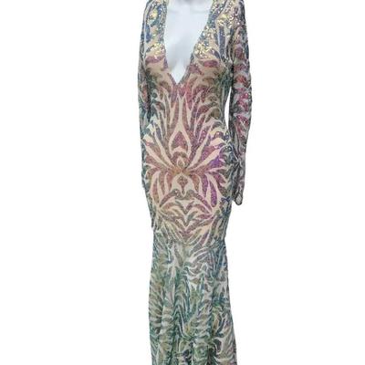 Luxurious Mermaid Sequenced Dress Size Small