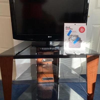 Tv Stand With LG TV (37”)
