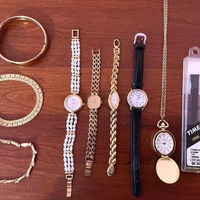 Vintage Watch and Bracelet Lot