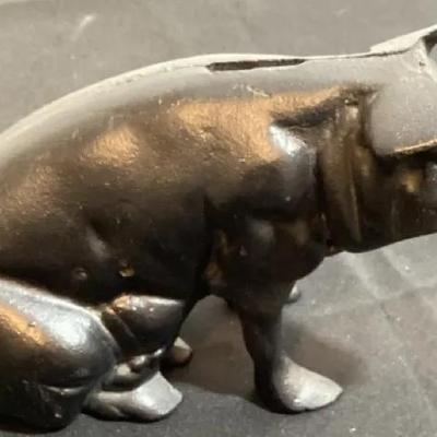 Cast Iron Pig Bank