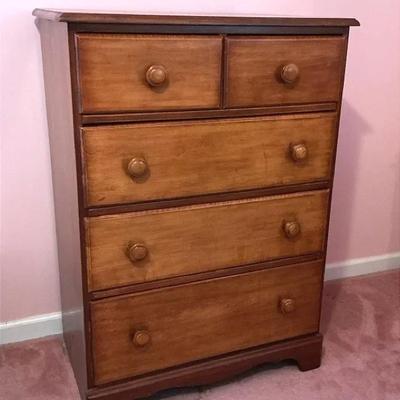 5-Drawer Wooden Dresser