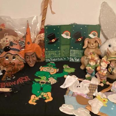 Fall, Easter, And St Pats Day Decor 