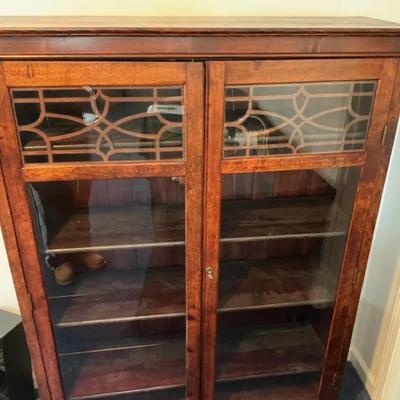 Vintage Wooden Display Cabinet