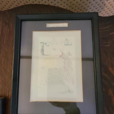 Sale Photo Thumbnail #26: Salvadore Dali etching