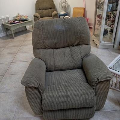 Matches. color of #38 closer to true. Both chairs are brown "tweed"