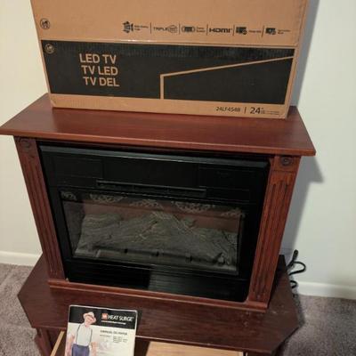 Sale Photo Thumbnail #7: Fireplace TV stand