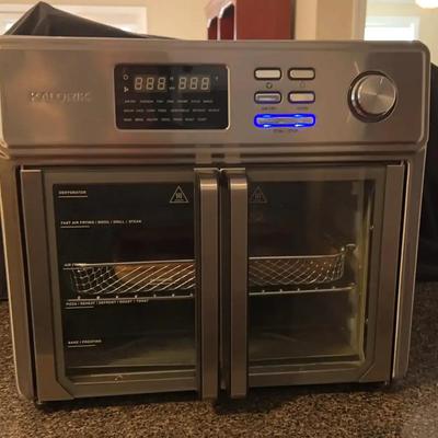 Kalorik Air Fryer Oven with French Doors & Cooking Racks