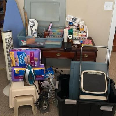 Home Essentials Collection with Fan, Iron & Storage