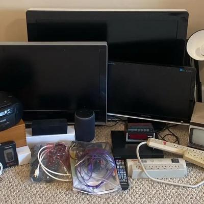 VIZIO & Samsung TVs with Bluetooth Speakers, Radio, Lamp & Tech Accessories