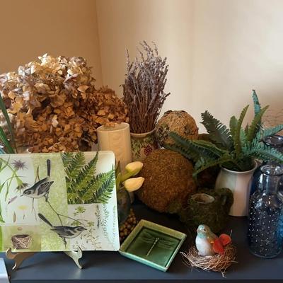 Ceramic Vases, Floral Decor & Galileo Thermometer Collection