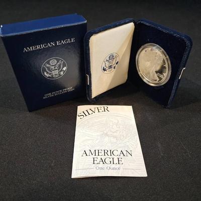 2002 Silver Bullion American Eagle Coin