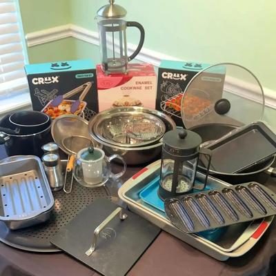 Bakeware & Kitchen Essentials Featuring CRUX Sets & French Presses