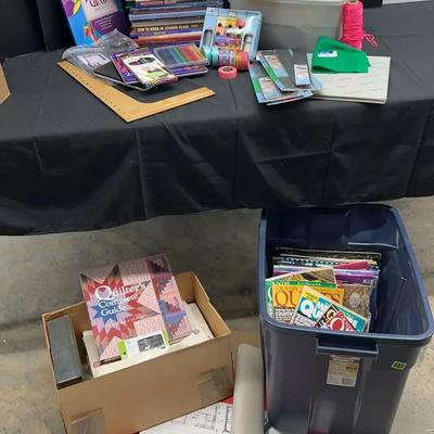 Stained Glass Crafting Supplies with Instruction Books & Quilting Guides