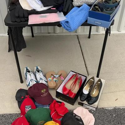 Women’s Winter Clothing Size M/L with Shoes (Size 8) & Hat Collection