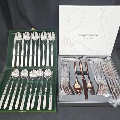 Sambonet Flatware Set with Additional Silverware Collection