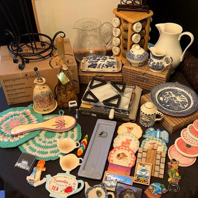 Kitchen & Dining Collection Featuring Pampered Chef, Marble Cheese Slicer & Churchill of England 