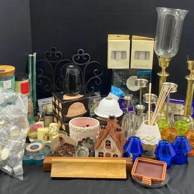 Collection of Candles & Unique Candle Holder Designs