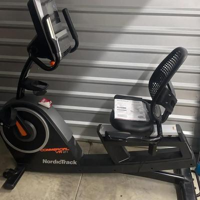 NordicTrack Commercial VR21 Recumbent Fitness Bike with Floor Mat