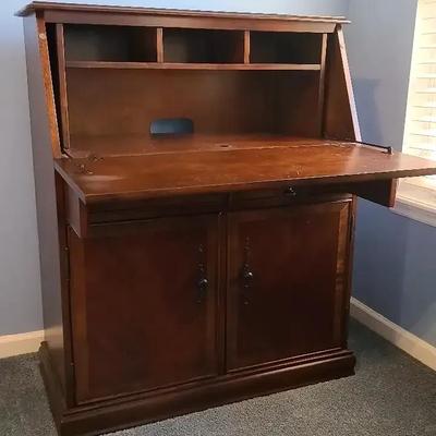 Drop-Front Desk with Storage
