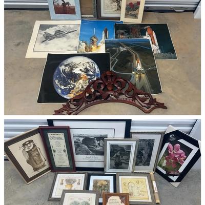 Collection of Framed Artwork, Photography & Prints