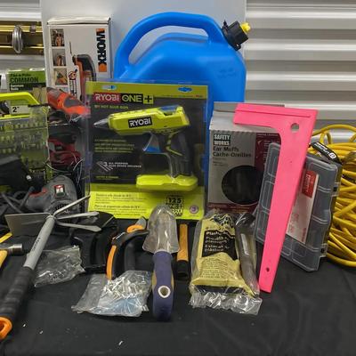 Collection of Hand Tools Featuring RYOBI, WORX & SKIL